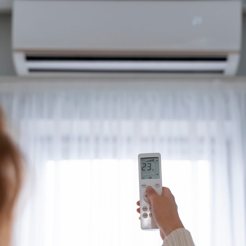 woman-holding-remote-start-heater